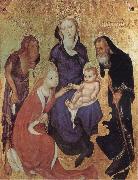 ALTICHIERO da Zevio The Mystic Marriage of St Catherine oil painting on canvas